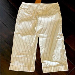 Ellen Tracy Wide leg style pinstripe pants size 14